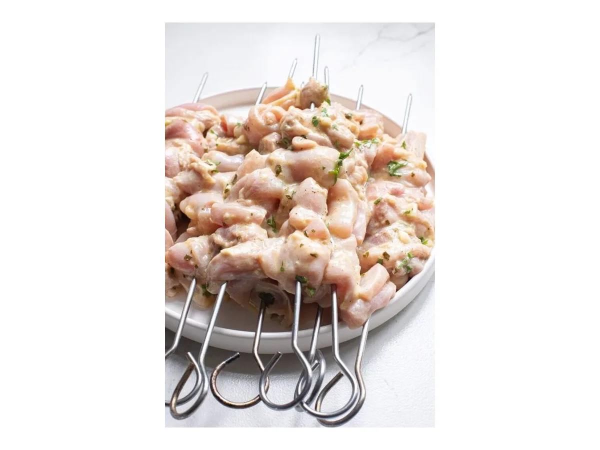Greek Style Lemon Oregano Chicken Kebabs